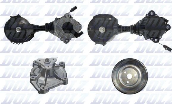 Комплект ГРМ с водяным насосом C136 PEUGEOT  207 Dolz. Артикул KD174T