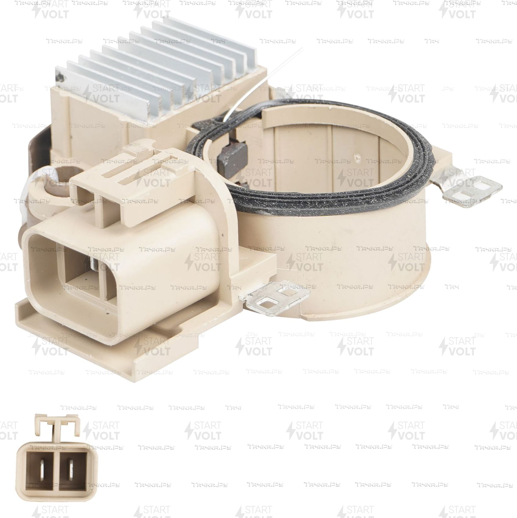 Реле-регулятор напряжения генератора StartVOLT для Mitsubishi L300 II 1988-2004. Артикул VRR 1168