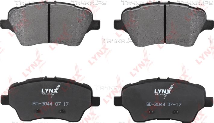 Тормозные колодки LYNXauto передние для Ford Transit Courier I 2014-2026. Артикул BD-3044