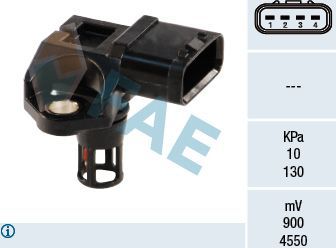 Датчик абсолютного давления (ДАД, MAP) FAE. Артикул 15040