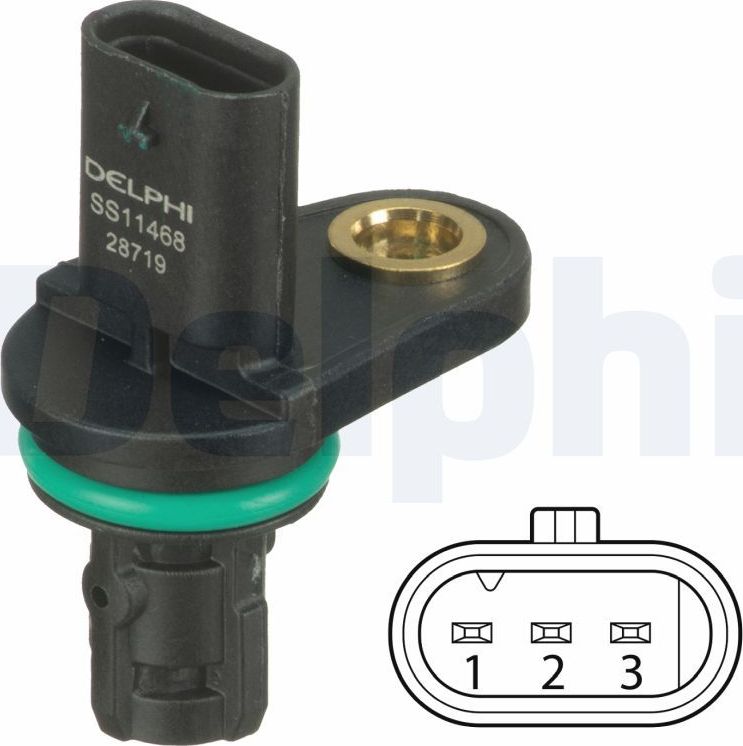 Датчик положения распредвала Delphi. Артикул SS11468