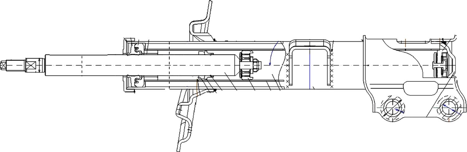 Амортизатор CTR. Артикул GY1501G
