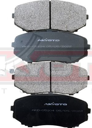 Тормозные колодки Akyoto Packing AKYOTO. Артикул AKD-05104