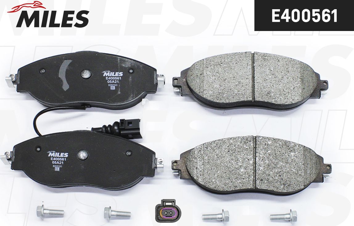 Тормозные колодки Miles (Low-Metallic). Артикул E400561