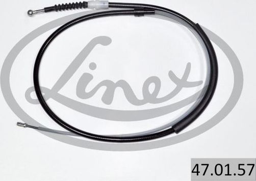 Трос ручника (тросик ручного тормоза) Linex. Артикул 47.01.57