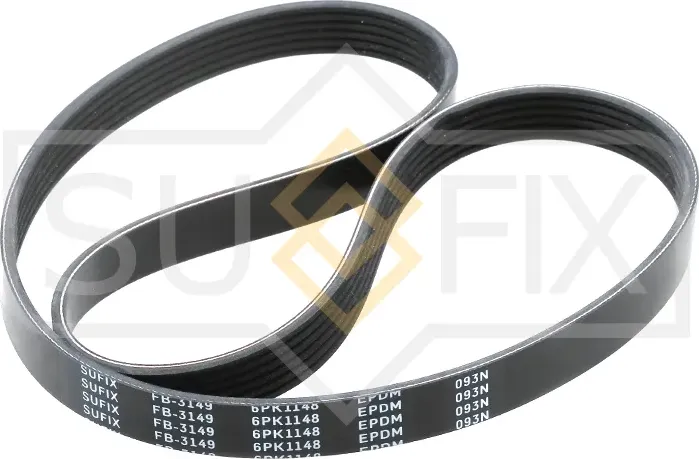 Ремень поликлиновый 6PK1148 (Sufix). Артикул FB3149