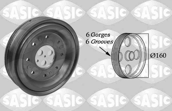 Шкив коленвала Sasic. Артикул 2156033