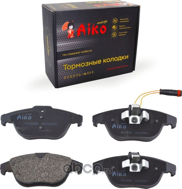 Тормозные колодки MERCEDES-BENZ C,E,GLK (2007-2016) задние (Aiko). Артикул PF0460W