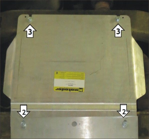 Защита Мотодор для РК Hummer H3 2007-2010. Артикул 15702