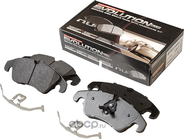 Передние керамические колодки Evolution PLUS Z17 PowerStop 17-1322. Артикул 171322