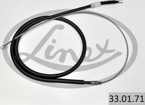 Трос ручника (тросик ручного тормоза) Linex. Артикул 33.01.71