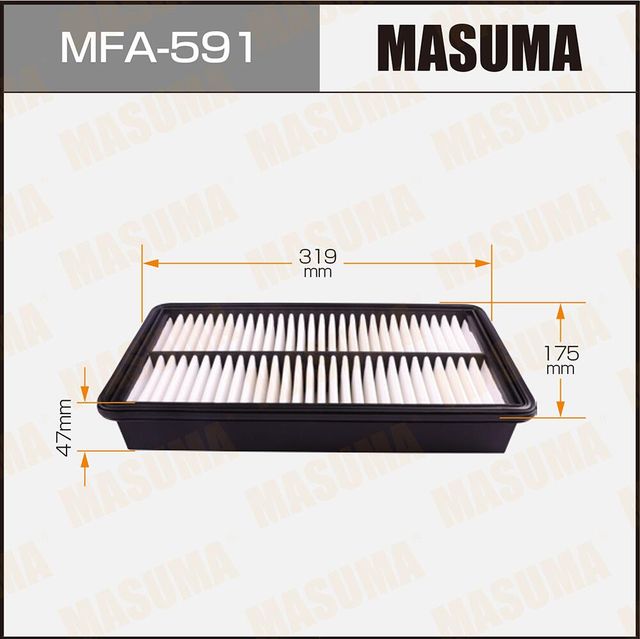 Воздушный фильтр Masuma. Артикул MFA-591