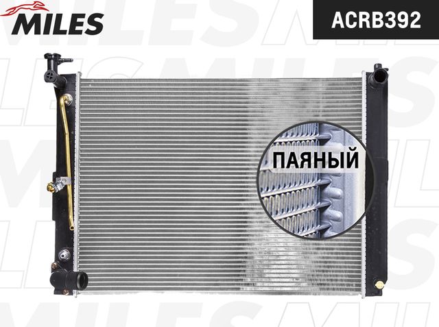 Радиатор охлаждения двигателя Miles для Lexus RX II 2005-2008. Артикул ACRB392