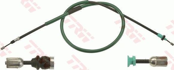 Трос ручника (тросик ручного тормоза) TRW задний правый для Renault Modus I 2004-2012. Артикул GCH424