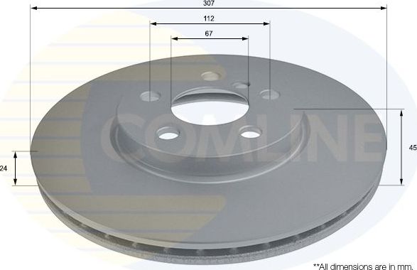 Тормозной диск Comline Comline. Артикул ADC2802V