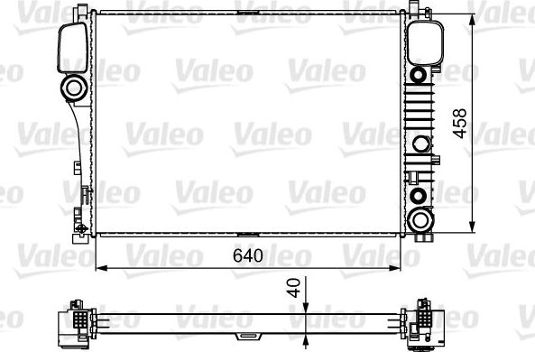 Радиатор охлаждения двигателя Valeo. Артикул 735299