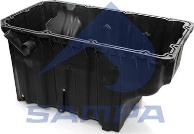 Масляный поддон картера двигателя Sampa для Mercedes-Benz Actros MP2 2002-2008. Артикул 200.322