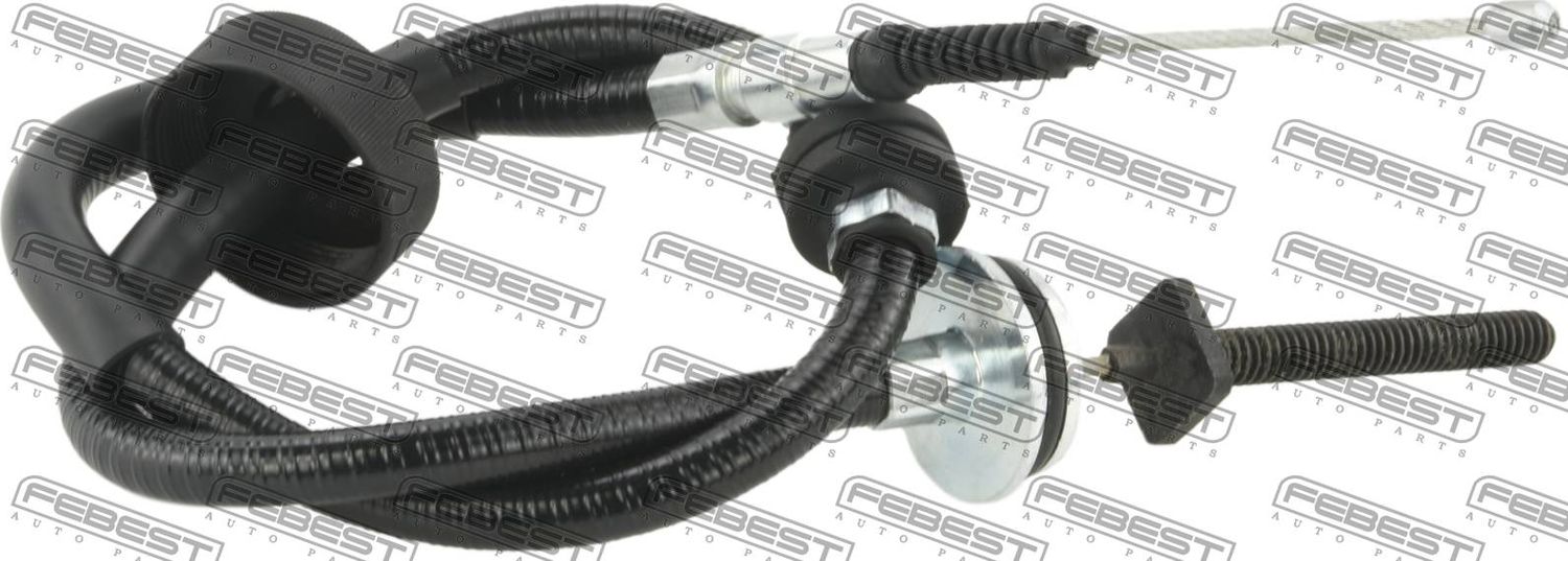 Трос ручника (тросик ручного тормоза) Febest. Артикул 19100-E70LH
