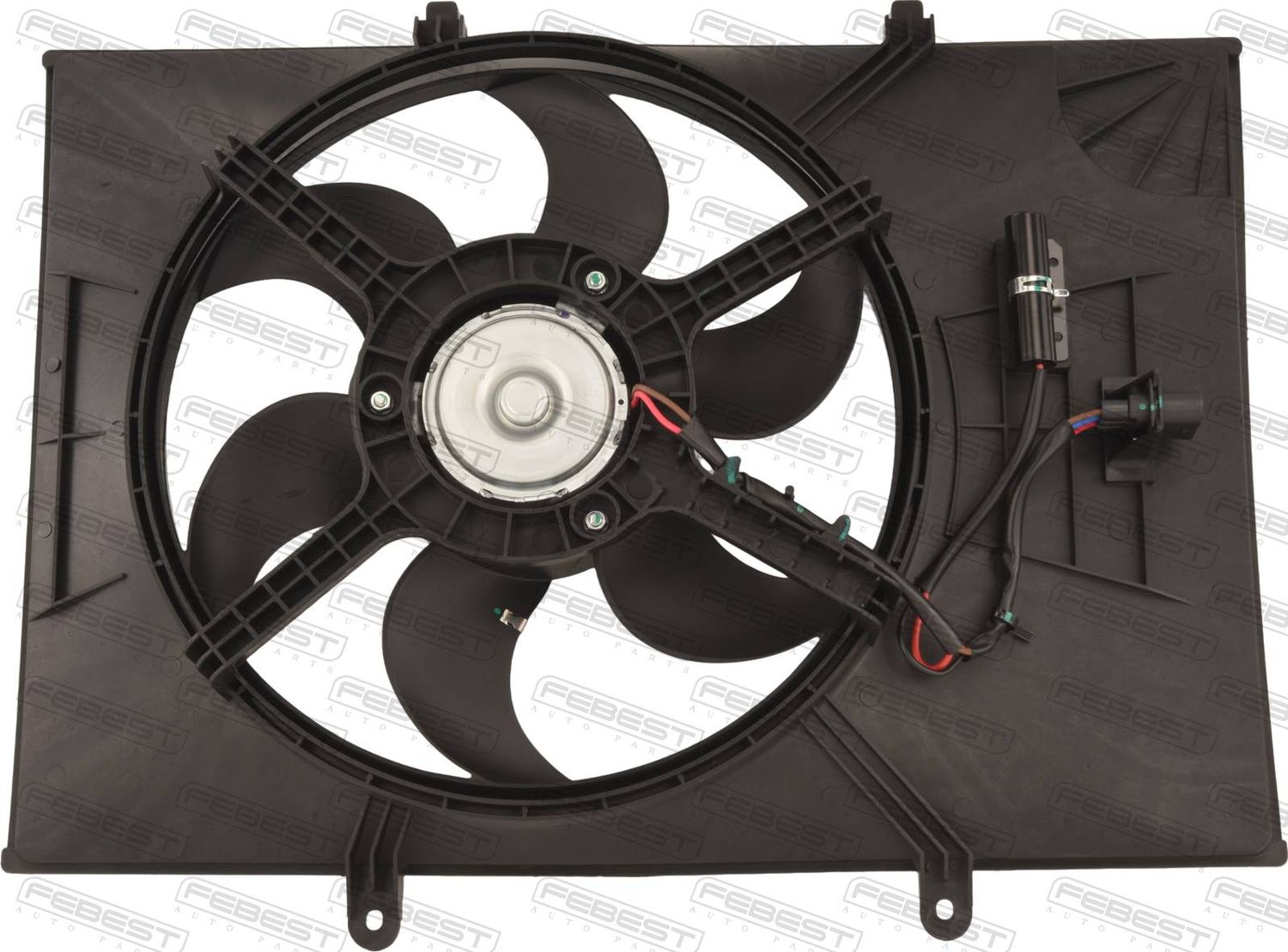 Вентилятор радиатора двигателя (в сборе) Febest. Артикул 30650-005