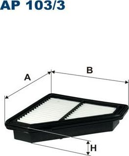 Воздушный фильтр Filtron. Артикул AP 103/3