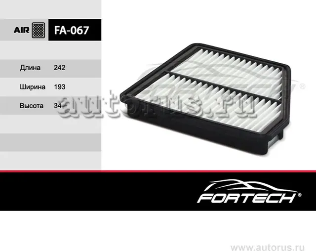 Фильтр Воздушный HYUNDAI: Matrix 01 (Fortech). Артикул FA067
