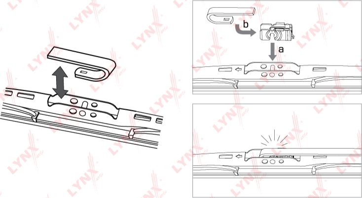 Щетка стеклоочистителя (дворник) LYNXauto. Артикул LR28F