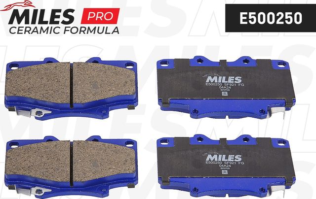 Тормозные колодки Miles (Керамика). Артикул E500250