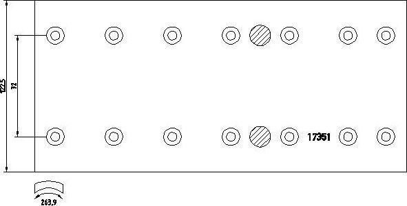 Тормозные накладки Textar задние для Mercedes-Benz T2 II 1986-1994. Артикул 1735103