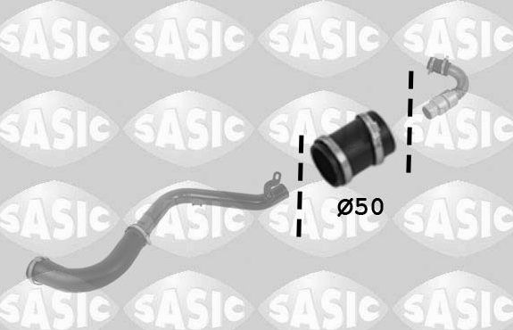 Патрубок интеркулера Sasic. Артикул 3336228