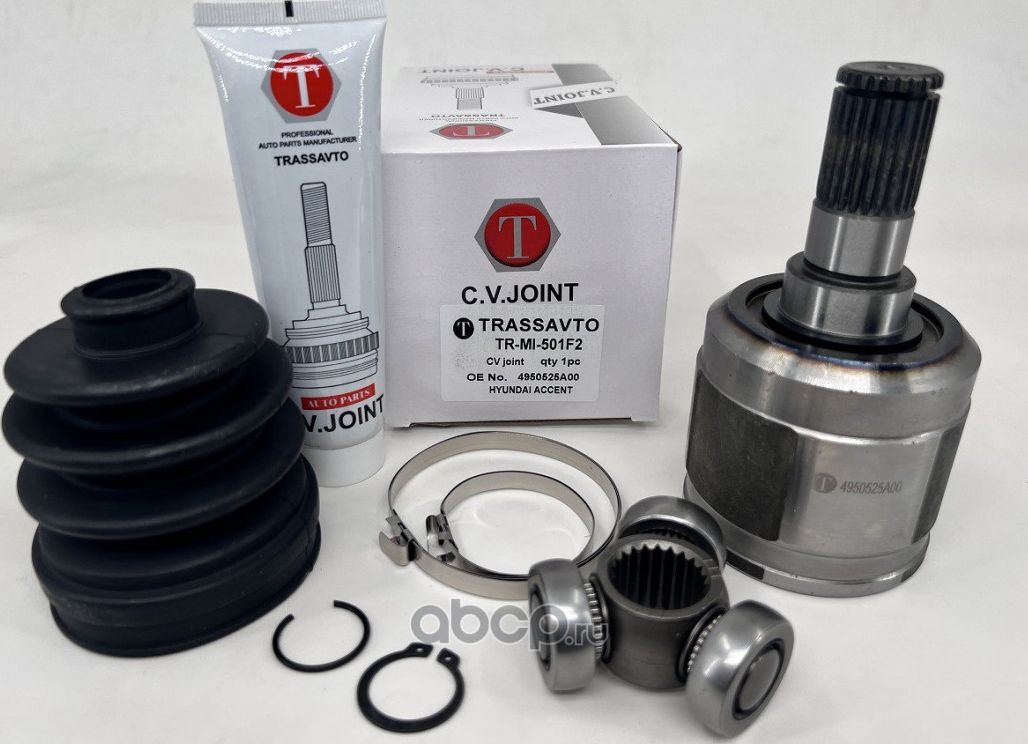 ШРУС внутренний | перед лев | 25/22 (Trassavto). Артикул TRMI501F2