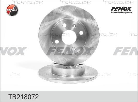 Тормозной диск Fenox задний для Opel Tigra B 2004-2010. Артикул TB218072
