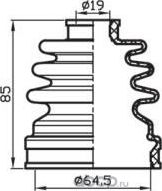 Пыльник привода (Trustauto). Артикул TACB1020