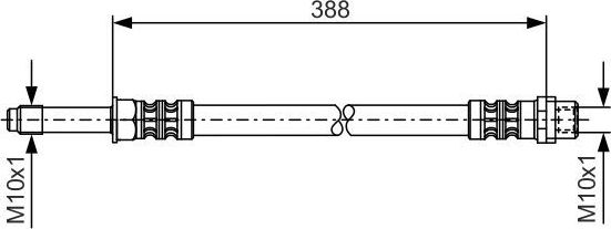 Тормозной шланг Bosch. Артикул 1 987 476 300