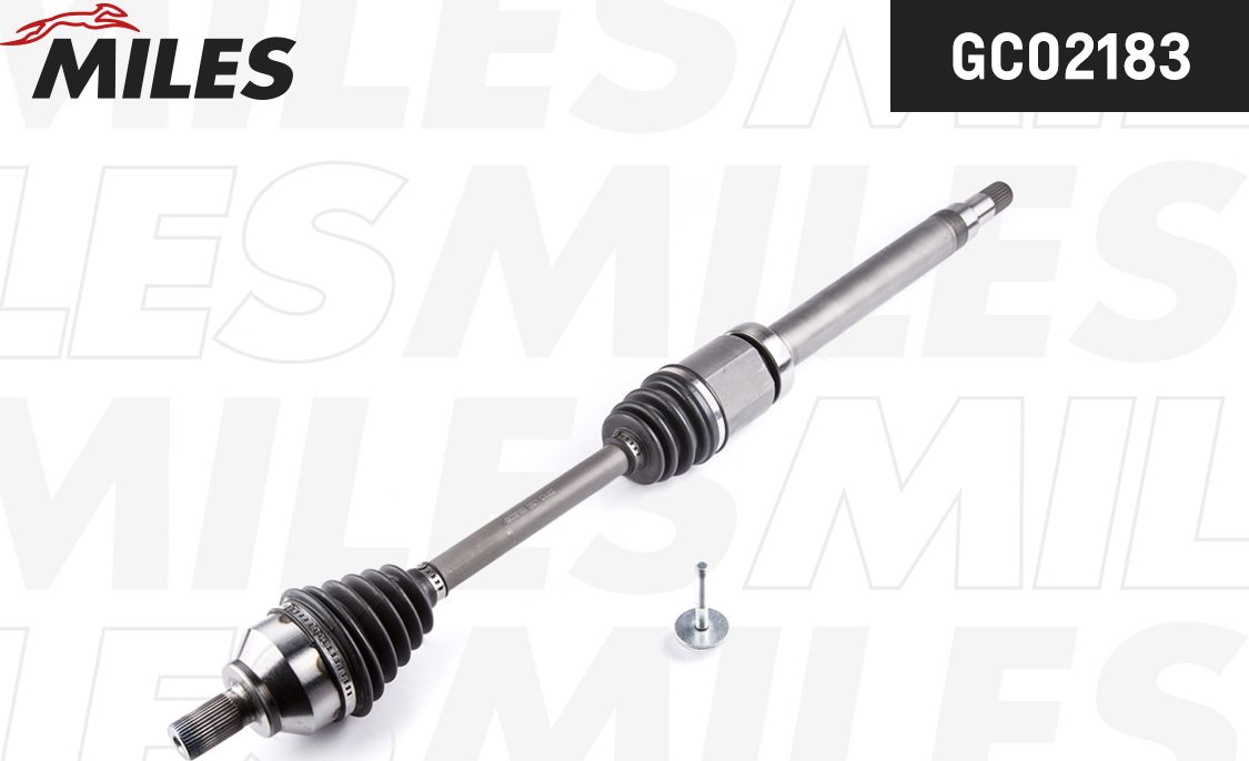 Полуось (привод в сборе, приводной вал) Miles. Артикул GC02183