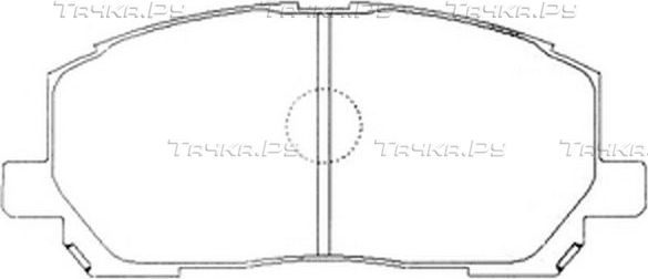 Тормозные колодки FIT передние для Toyota Highlander I (U20) 2000-2007. Артикул FP0884