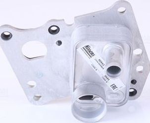 Радиатор масляный (маслоохладитель) для двигателя Nissens (алюминий). Артикул 90943