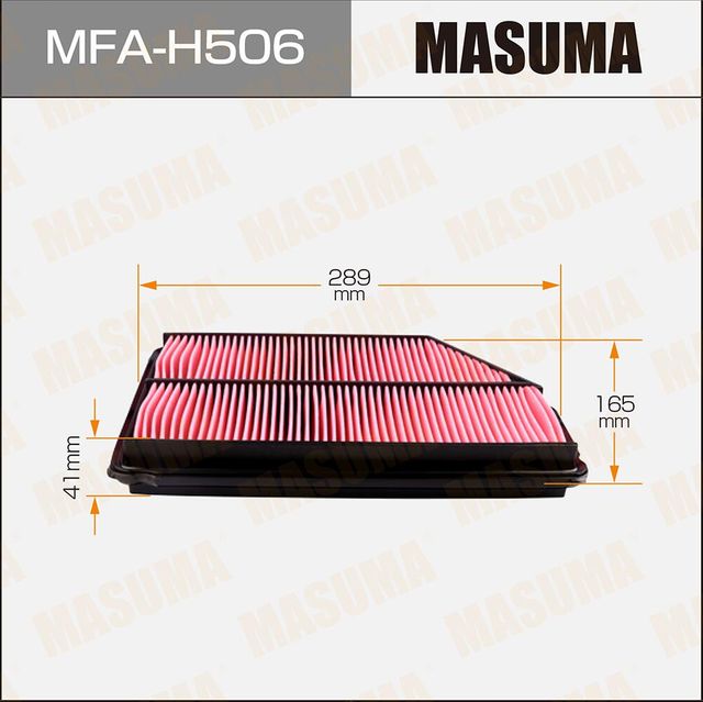 Воздушный фильтр Masuma. Артикул MFA-H506