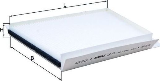 Салонный фильтр Mahle-Knecht. Артикул LA 156