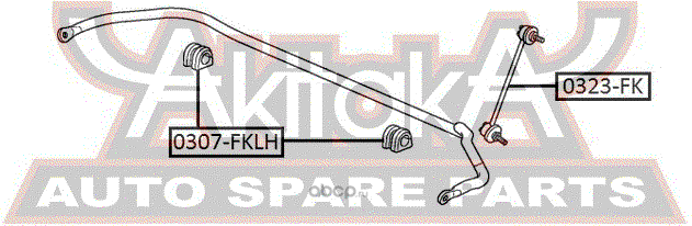 Втулка стабилизатора Asva. Артикул 0307-FKLH