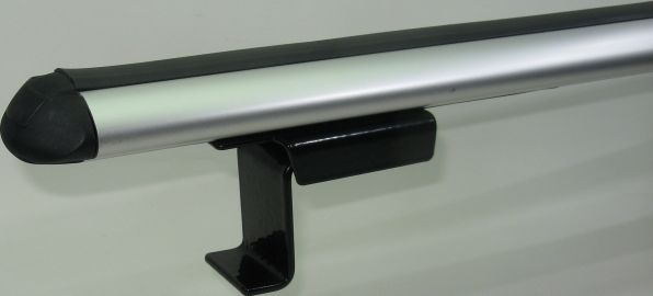 Багажник в сборе Атлант на широкие рейлинги для Renault Duster I рестайлинг 2015-2020 (Аэродинамические дуги). Артикул 8516