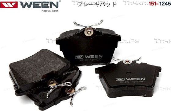Тормозные колодки WEEN. Артикул 151-1245
