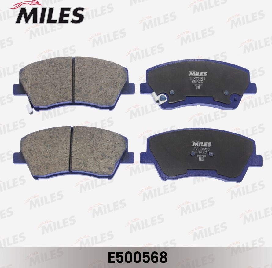 Тормозные колодки Miles (Керамика). Артикул E500568