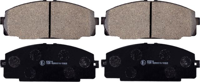 Тормозные колодки Blue Print. Артикул ADT342109