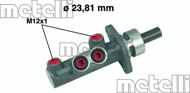 Тормозной цилиндр главный Metelli для Peugeot 406 I 1995-2004. Артикул 05-0488