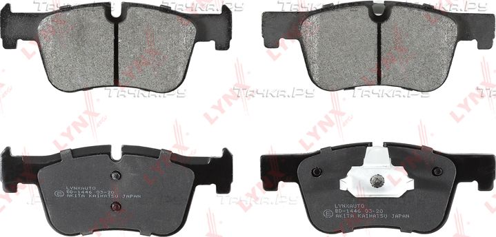 Тормозные колодки LYNXauto передние для BMW 3 VI (F3x) 2011-2026. Артикул BD-1446