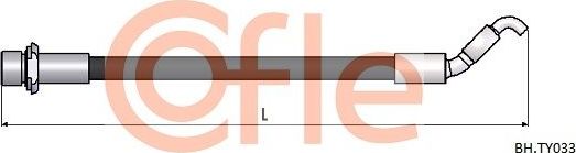 Тормозной шланг Cofle. Артикул 92.BH.TY033