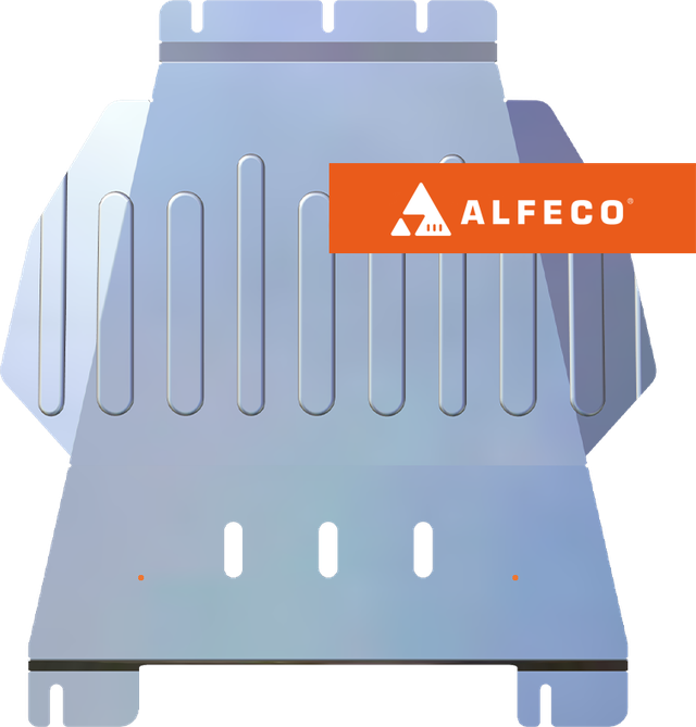 Защита алюминиевая Alfeco для АКПП Ford Ranger Raptor 2024-2026. Артикул ALF.07.46al