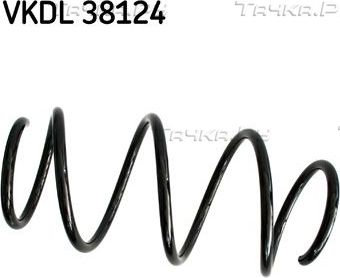Пружина подвески SKF передняя для BMW 2 F22 2013-2026. Артикул VKDL 38124