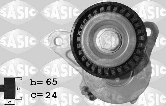 Натяжной ролик (натяжитель) приводного клинового зубчатого ремня Sasic. Артикул 1626199