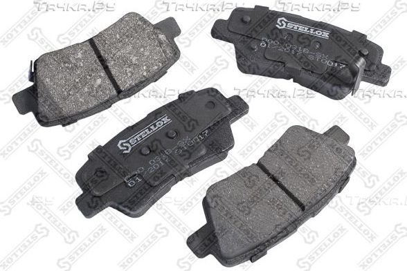 Тормозные колодки Stellox задние для Opel Commodore C 1980-1982. Артикул 000 031B-SX